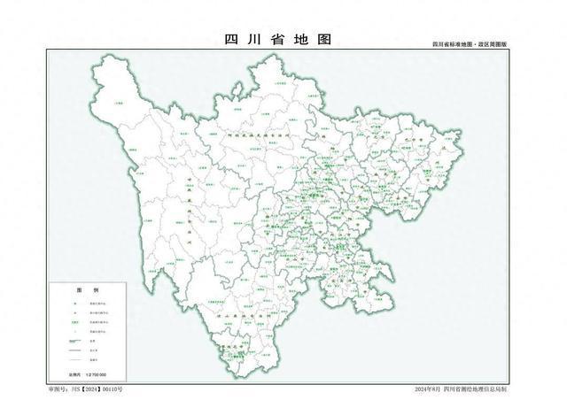 四川省最新地图,四川版图新览图