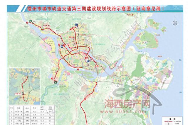 福州地铁最新规划图,福州地铁最新版图发布