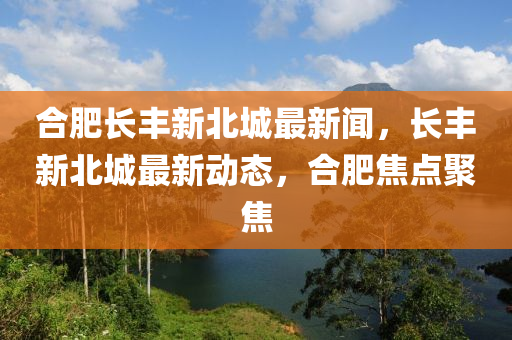 合肥长丰新北城最新动态聚焦：探秘热门新闻焦点